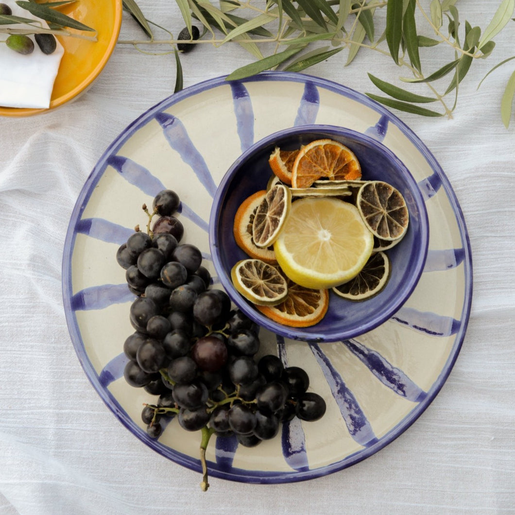 Blue Large Platter